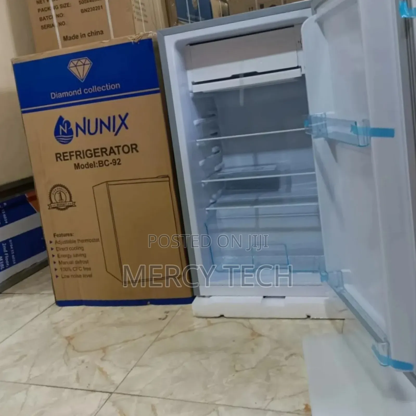 Nunix Refrigerator Model Bc-92