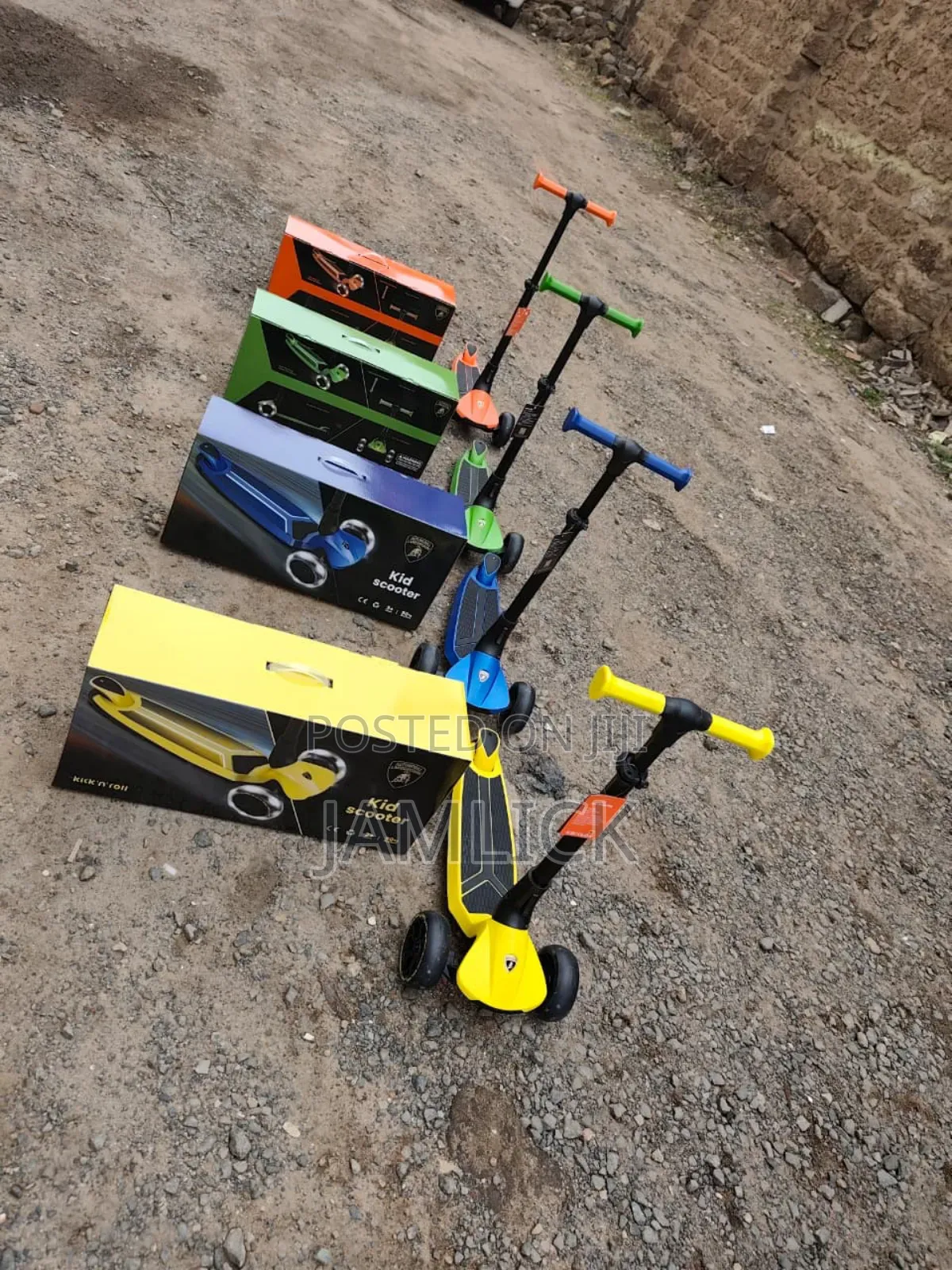 Multicoloured Unique Children's Scooter - Br