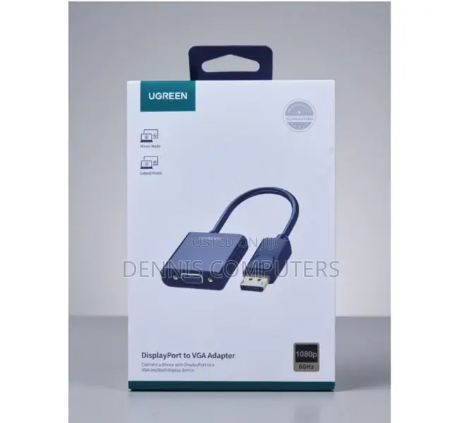 Ugreen Dp Male To Vga Female Converter (Black)