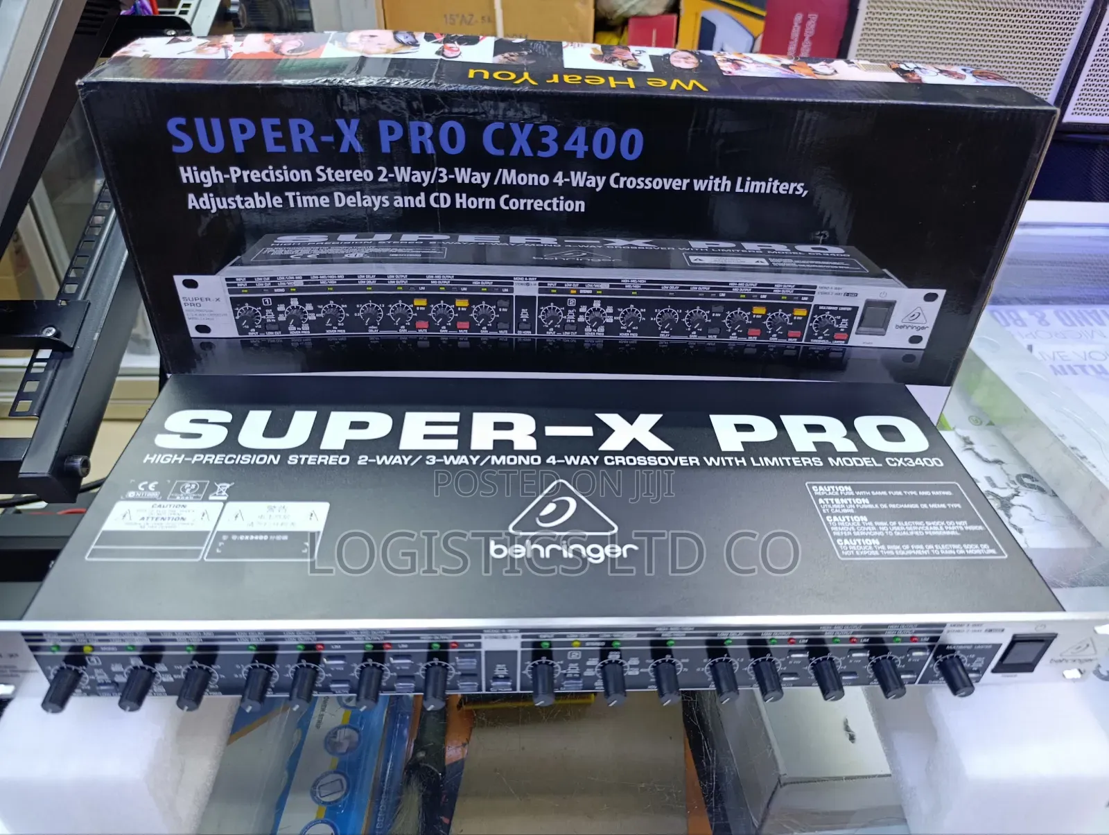Behringer Super-X Pro Cx3400 Crossover With Stereo 3-Way/4-Way/Mono