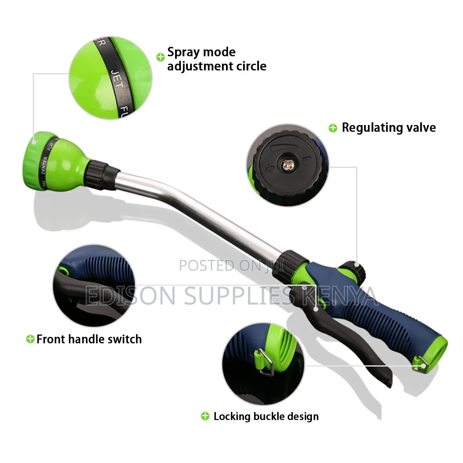 Spray Gun Watering Hose Wand Garden Hose Pipe Sprayer Wash Sprinkler
