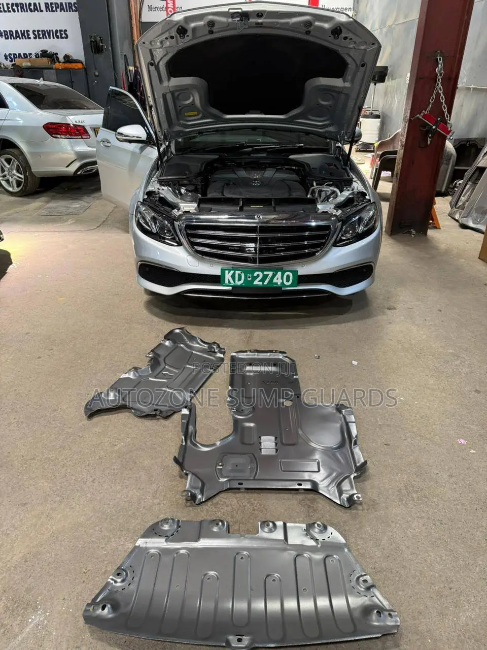 Mercedes Benz W204 / W212 Steel Protection Sump Guards