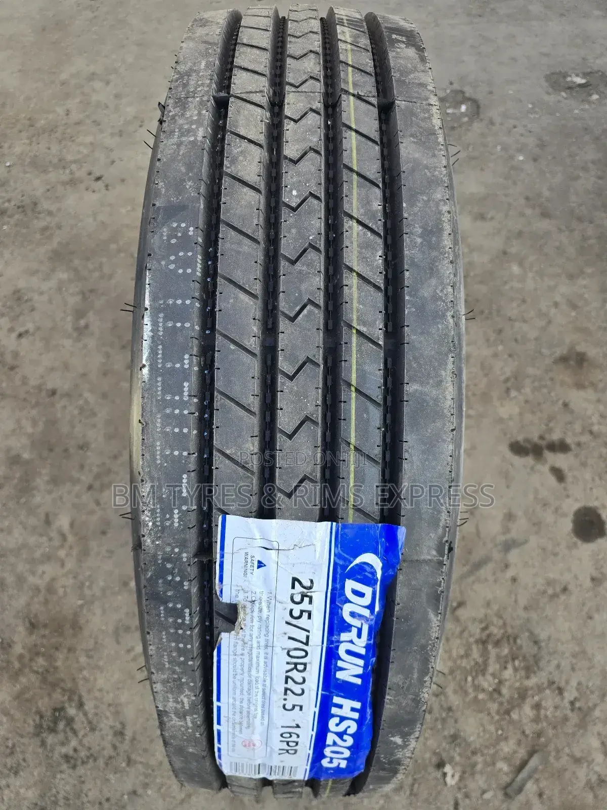 255 /70 R22. 5 Durun Tyres (Highway)