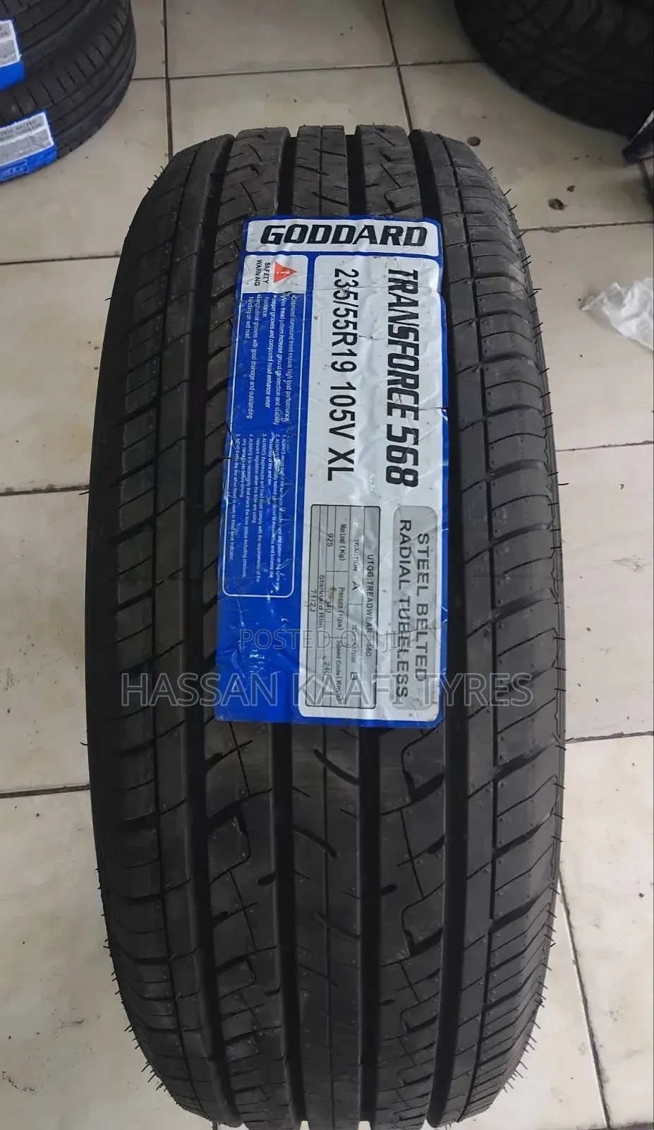 225/60r18 Goodard Tyre