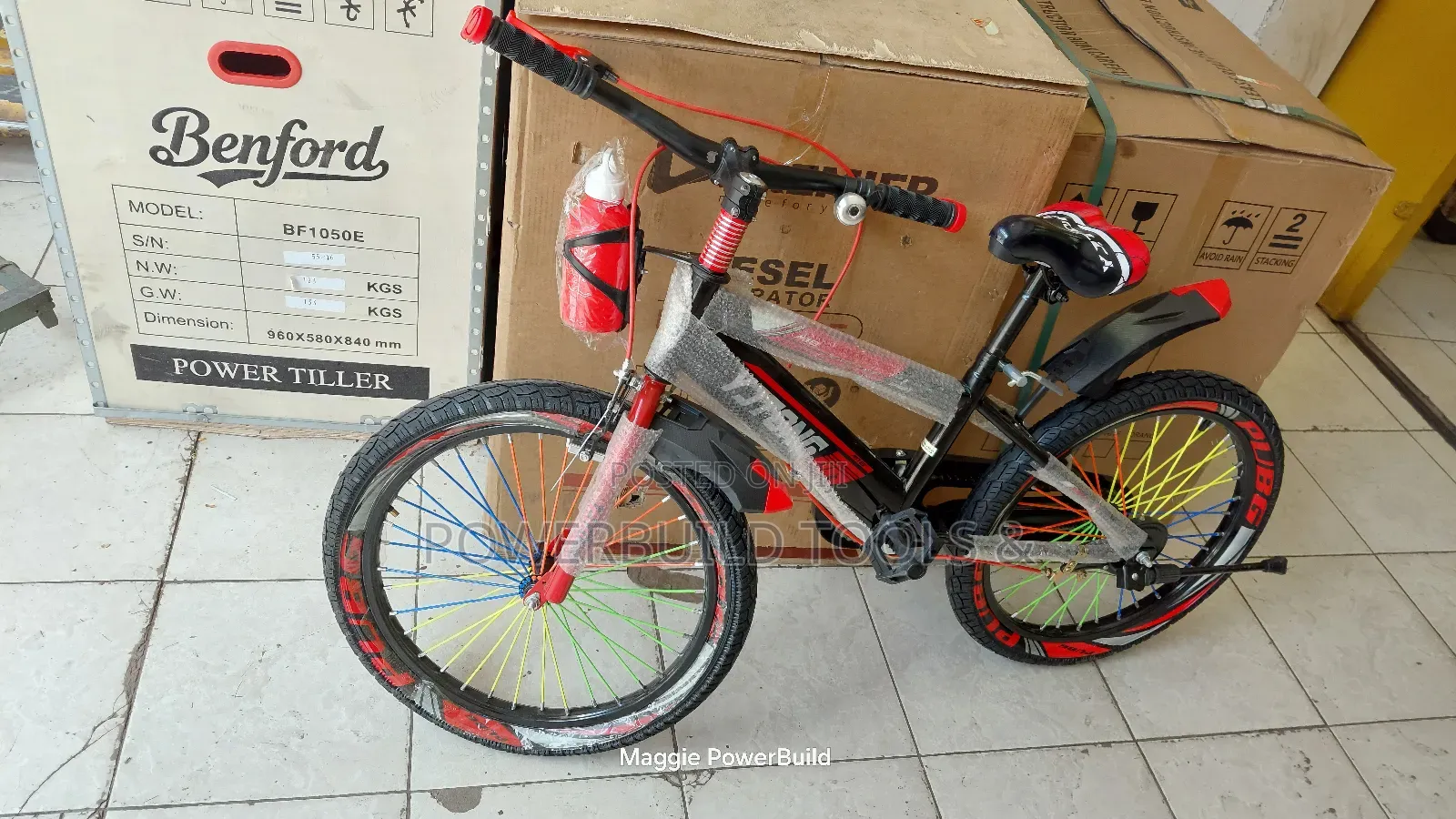 Medium Size 20 Kids Mountain Bike Red/Black