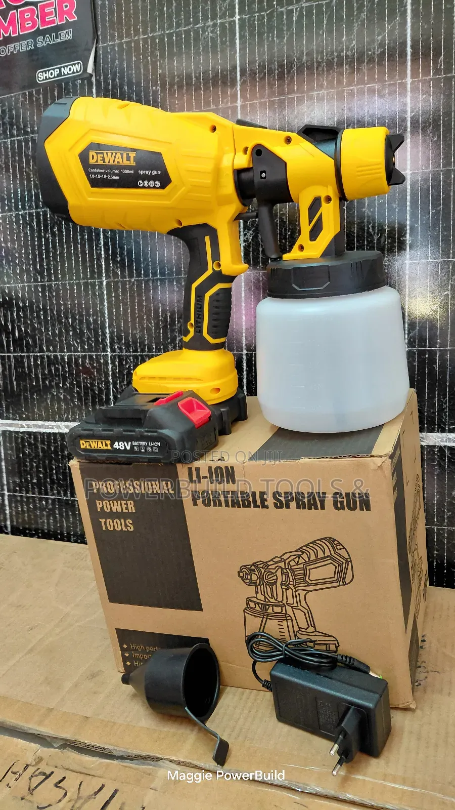 Portable Dewalt Cordless Sprayer Gun