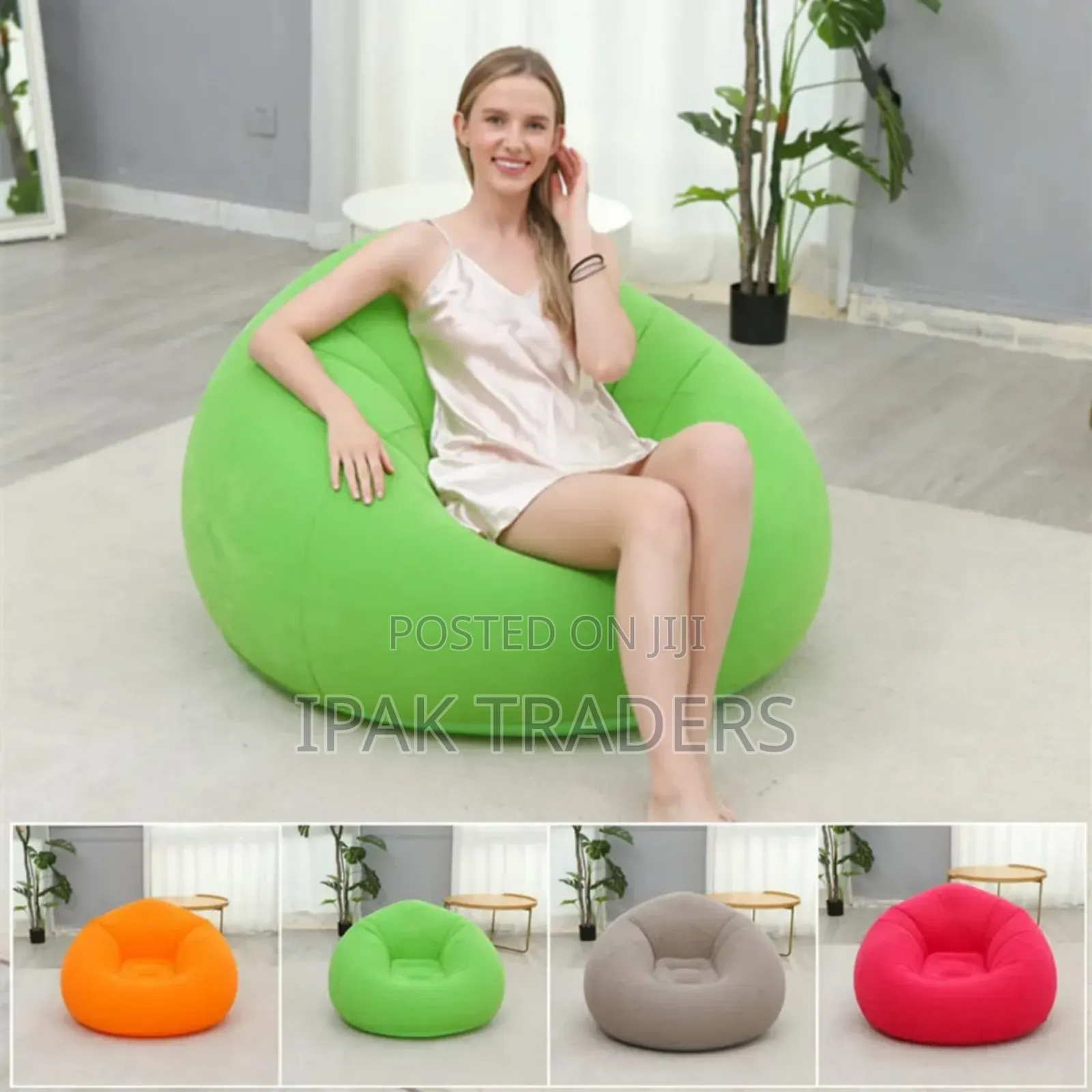 Inflatable Bean Bag Coach *Come With Both Electric and Manual Pump