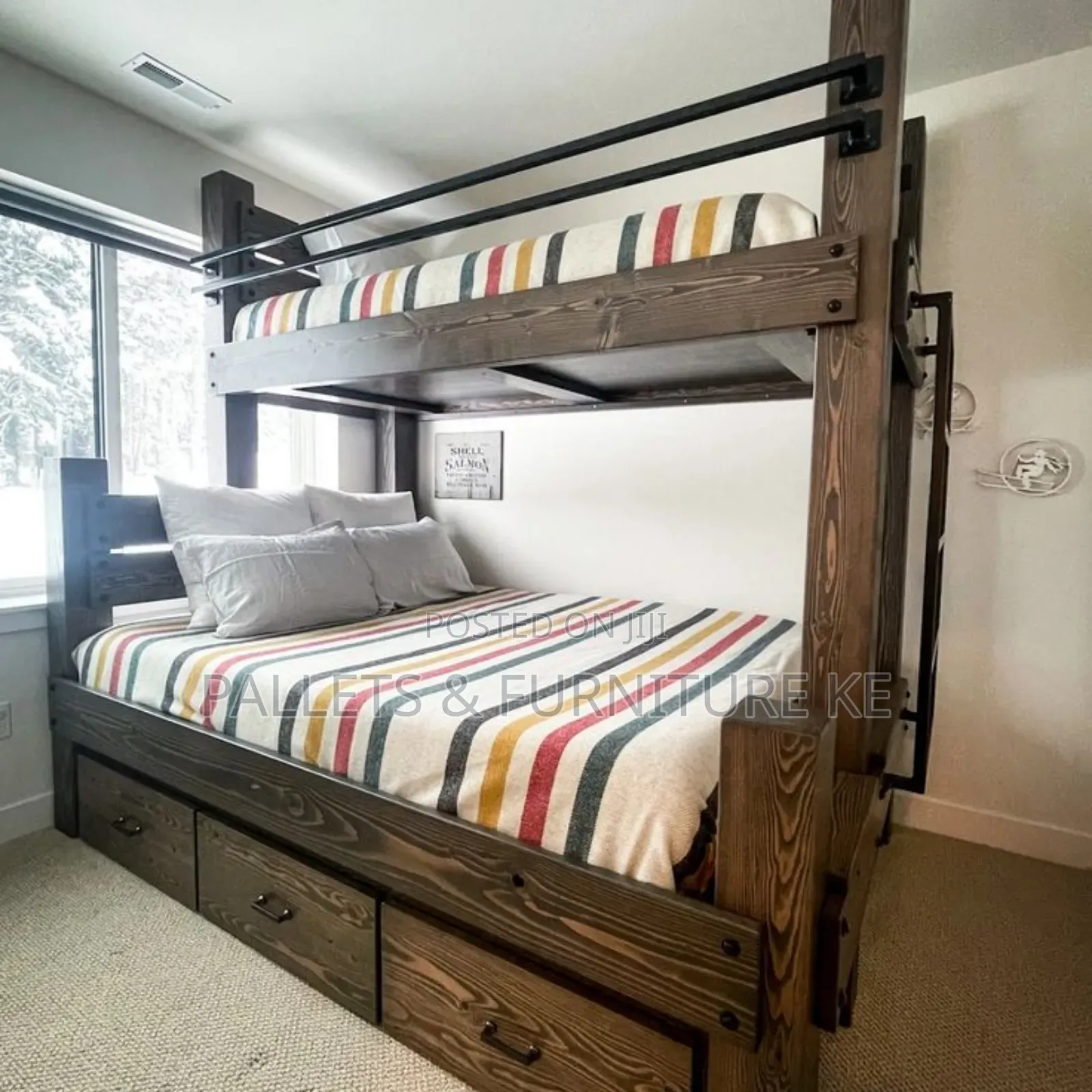 Walnut Royale Double Deck