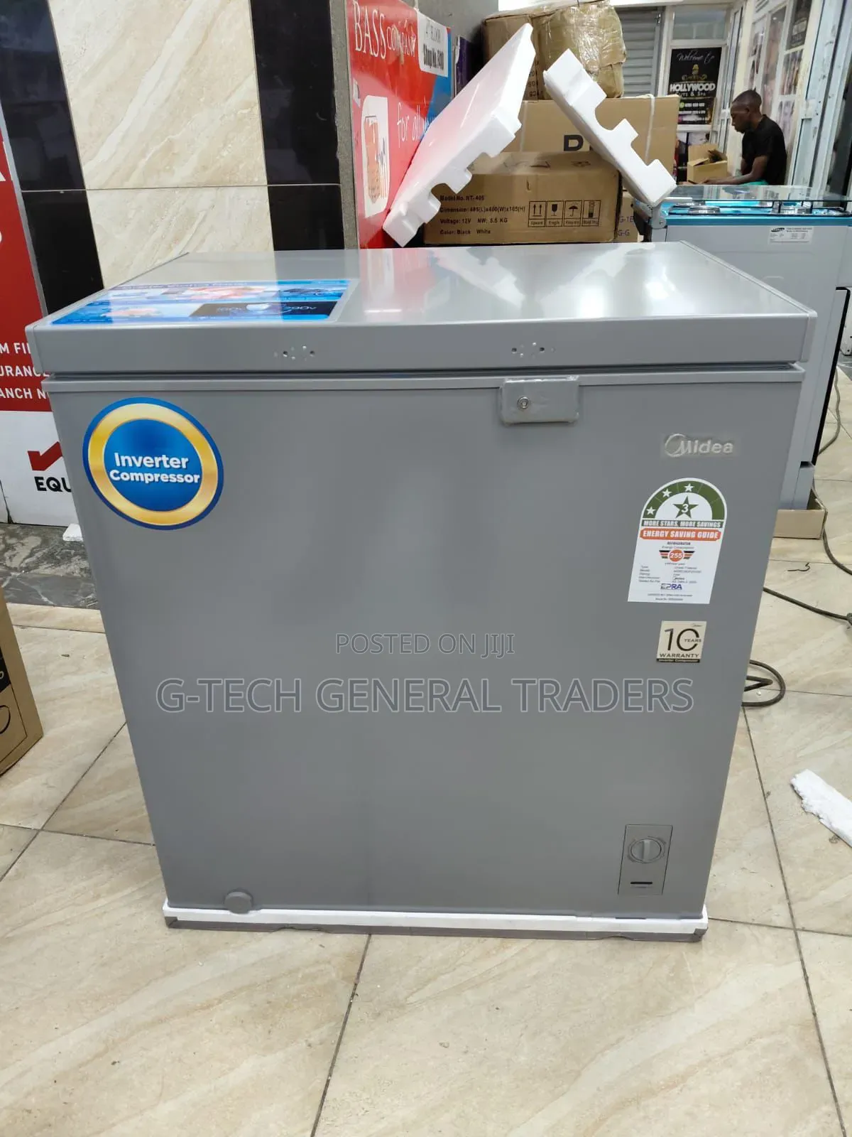 Midea 198l Energy Saver Chest Freezer With Inverter Technology