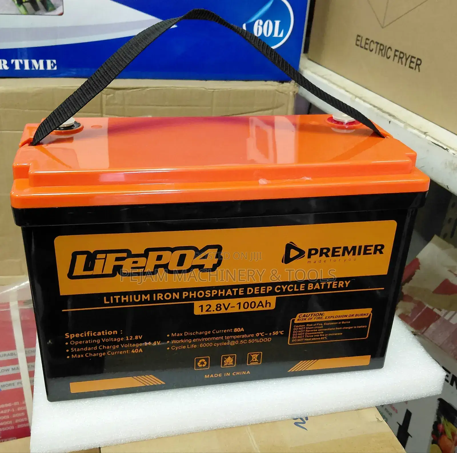 Premier 12.8v 100ah Lithium Iron Phosphate Lifepo4) Deep Cycle Battery