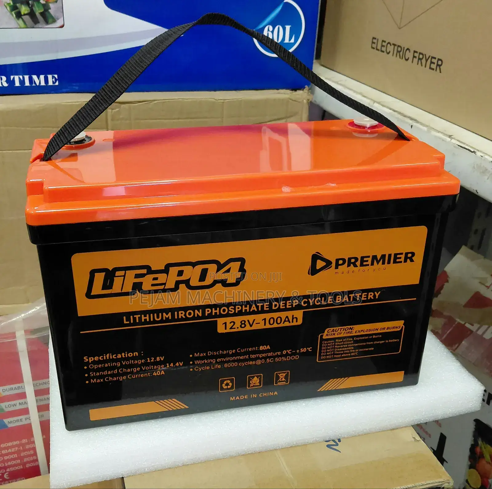 Premier 12.8v 100ah Lithium Iron Phosphate Lifepo4) Deep Cycle Battery