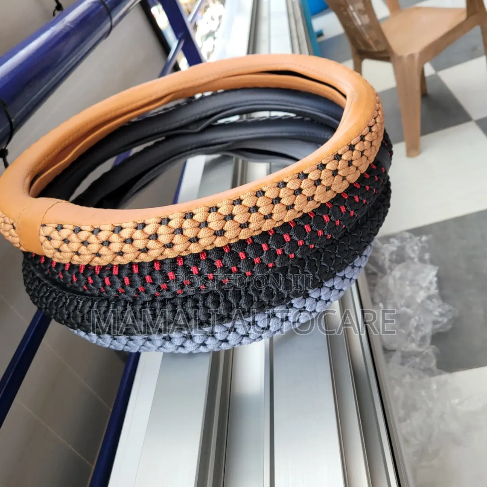 Premium Thread Stitch Steering Wheel Cover