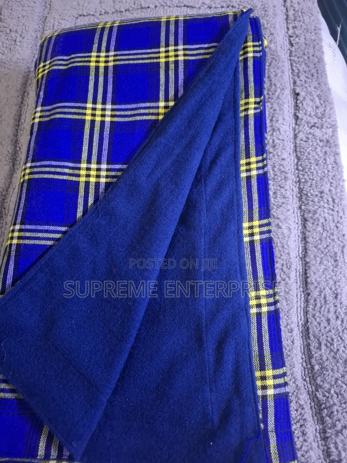 Maasai Shuka With Fleece Maasai Shuka