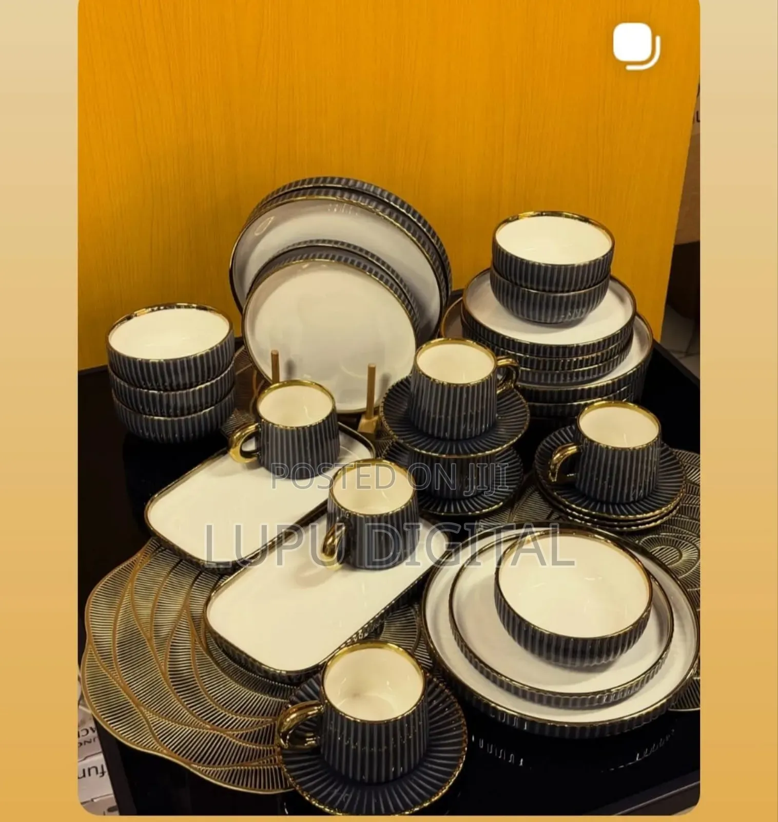 32pcs Matte Stoneware Smooth Finish