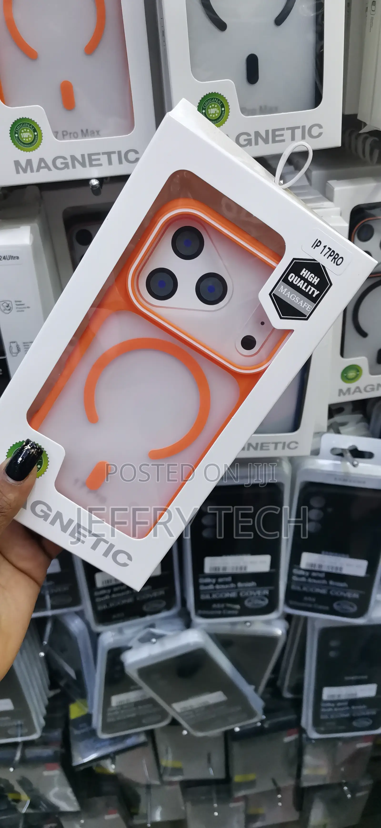 Magsafe-Compatible Phone Case Designed for the Apple iPhone 17 Pro.