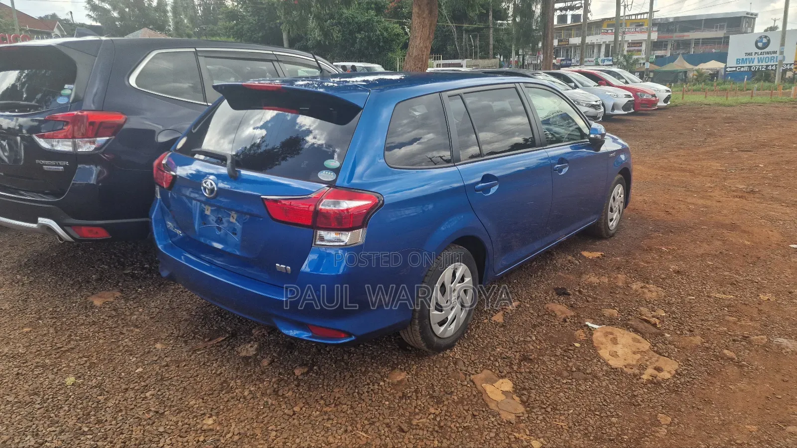 Toyota Corolla Fielder 1.5 Hybrid FWD 2018 Blue