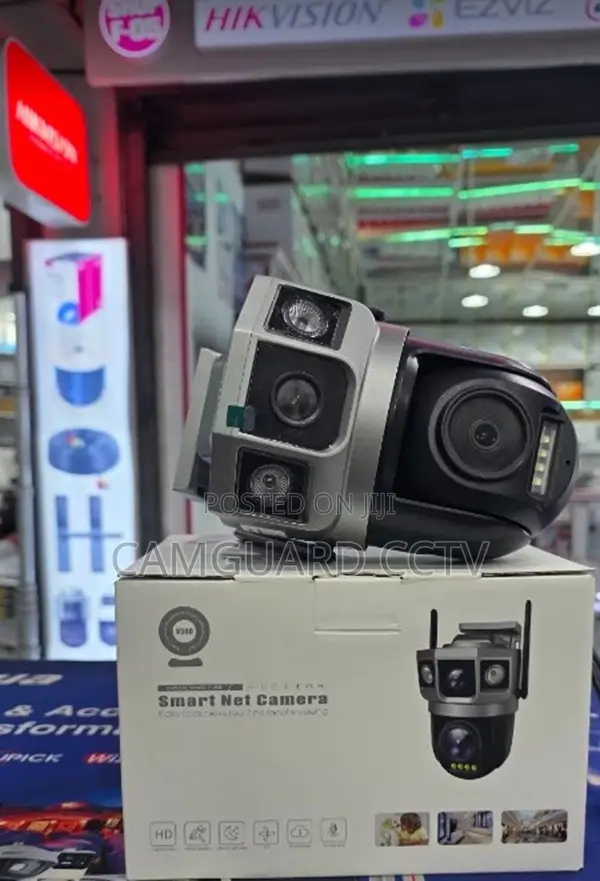 Dual Lens Smart Wifi Outdoor/Indoor Dome Ac Powered CCTV Camera
