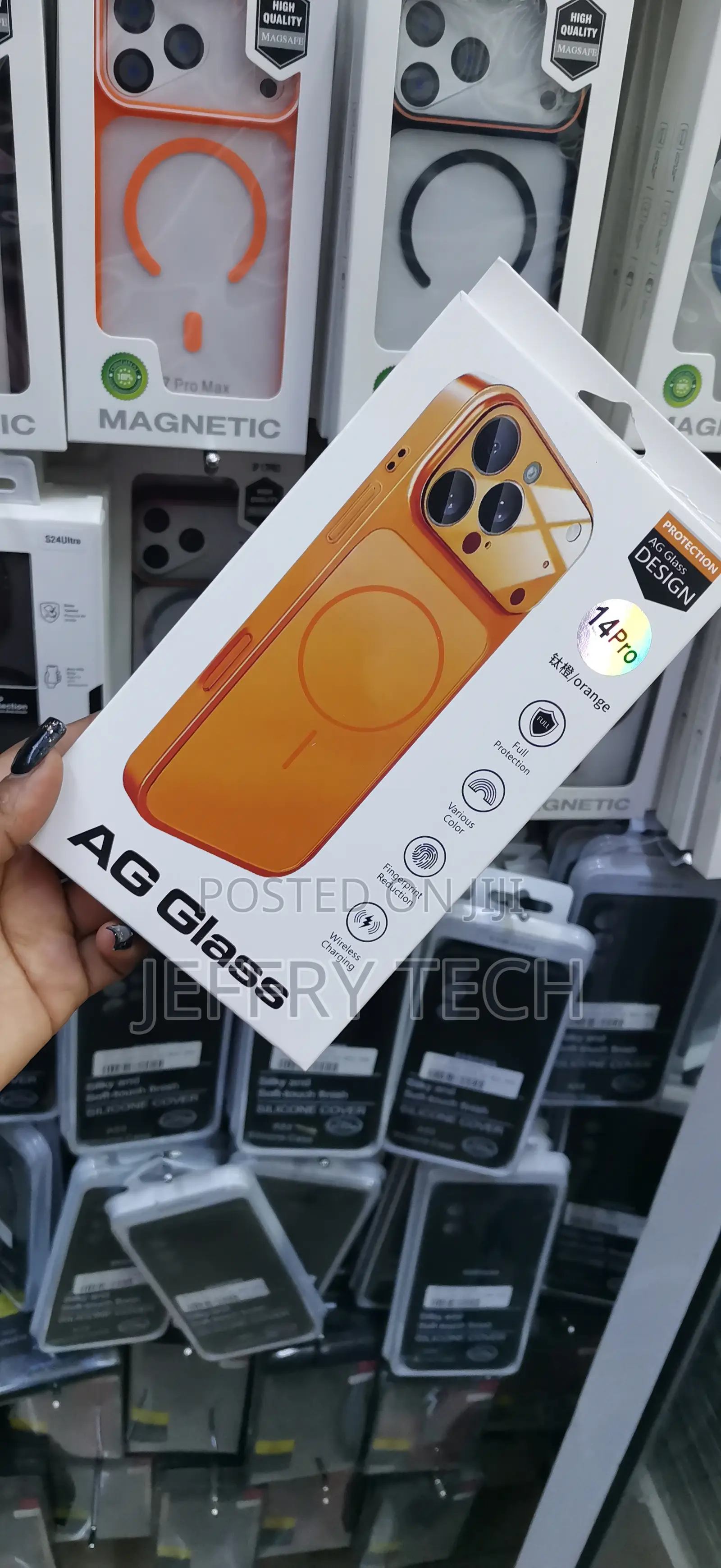 Magnetic Ag Glass Converter Case for iPhone 17 Pro
