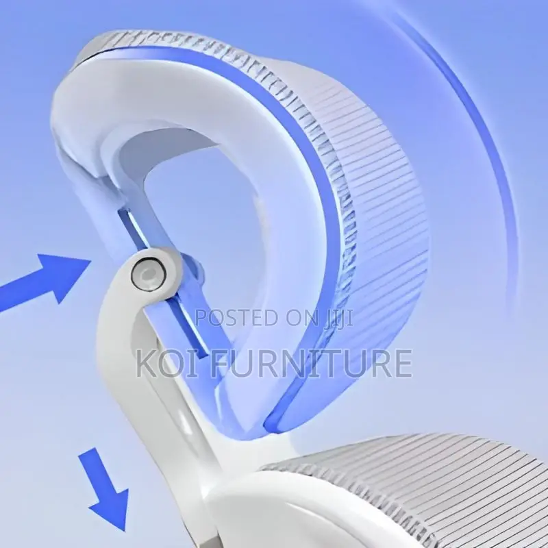 Office Chairs; Ergonomic White Design Chair With Padded Flip Up Arms