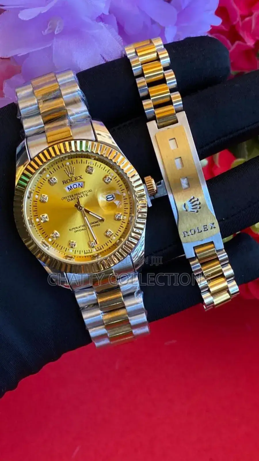 Gold Rolex Gent Watches With Rolex Bracelet