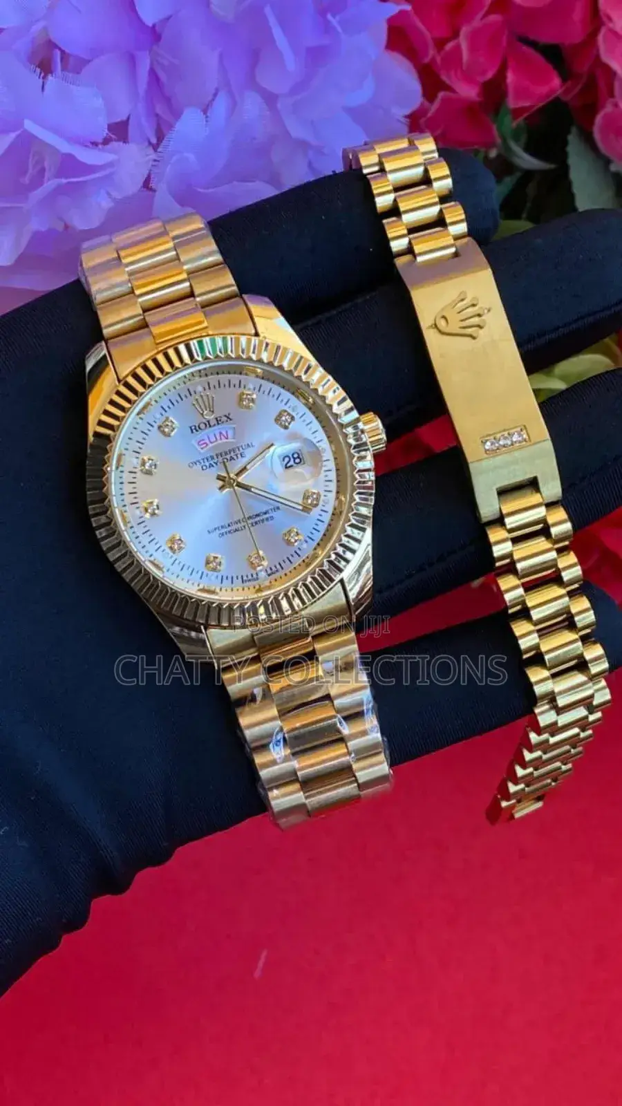 Gold Rolex Gent Watches With Rolex Bracelet