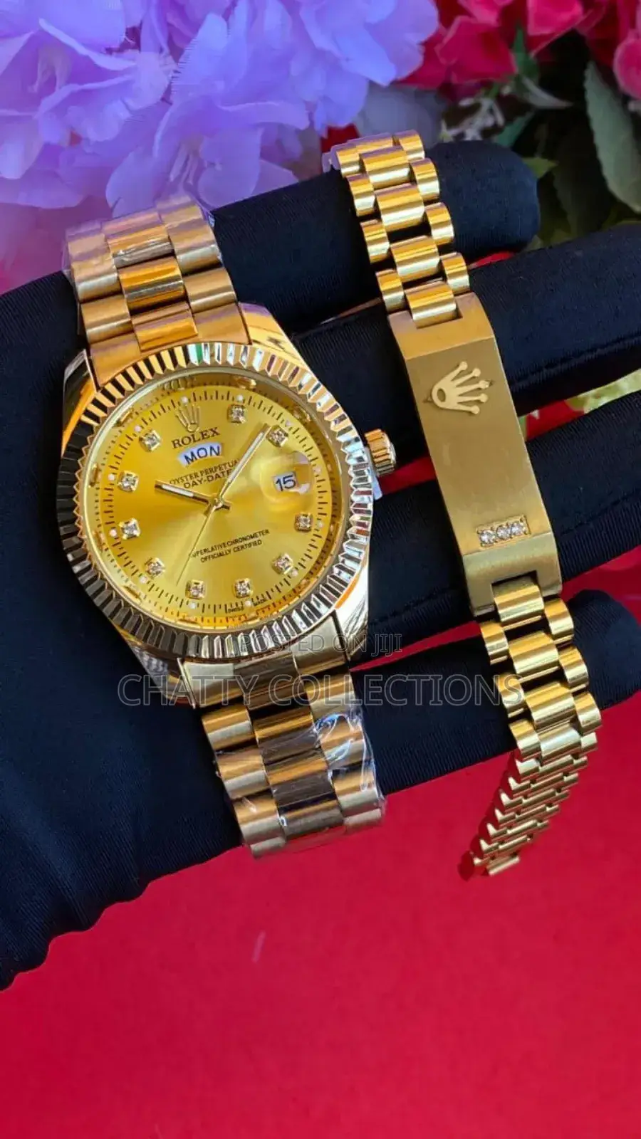 Gold Rolex Gent Watches With Rolex Bracelet