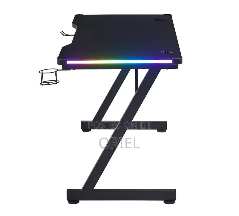 Office Desk : Office 1.4m E-Sports Z-Shaped Gaming Desk