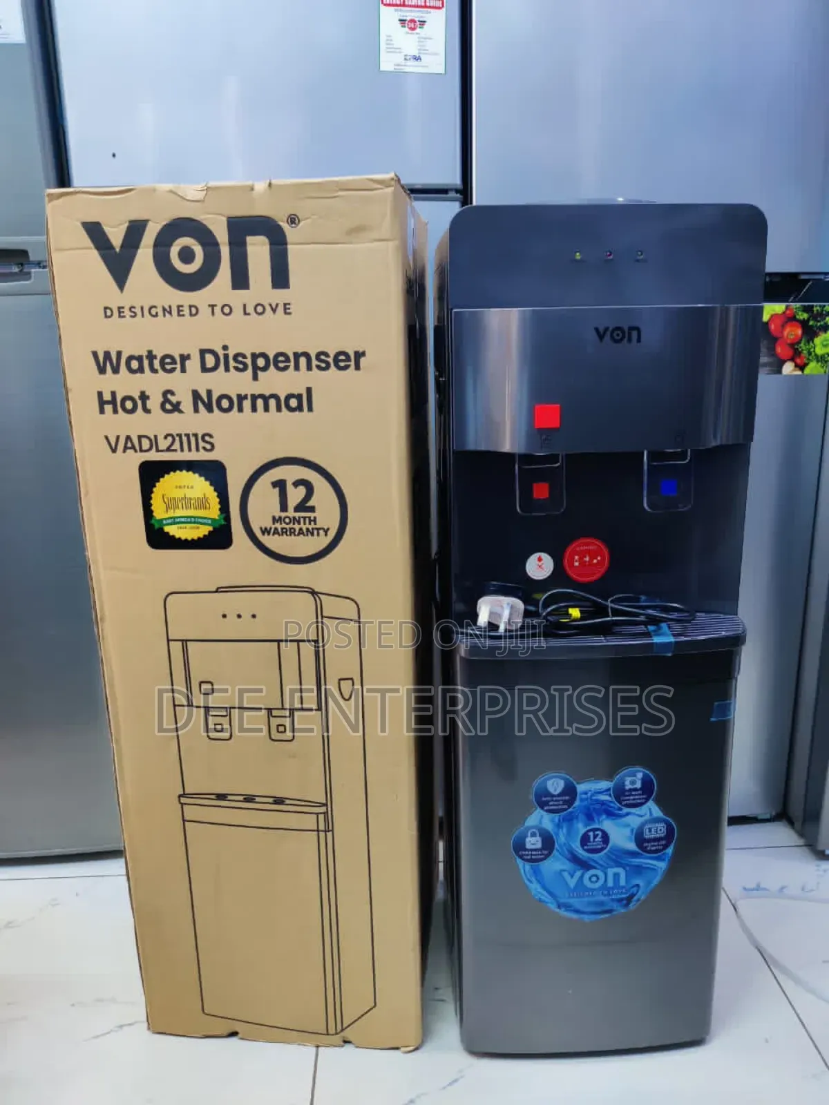 Von Dispenser Hot and Normal