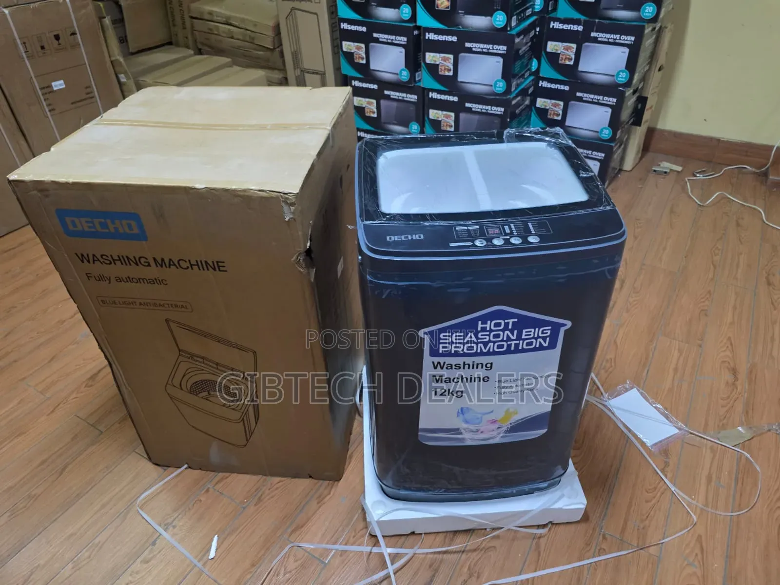 Decho 12kg Full Automatic Top Loader Washing Machine