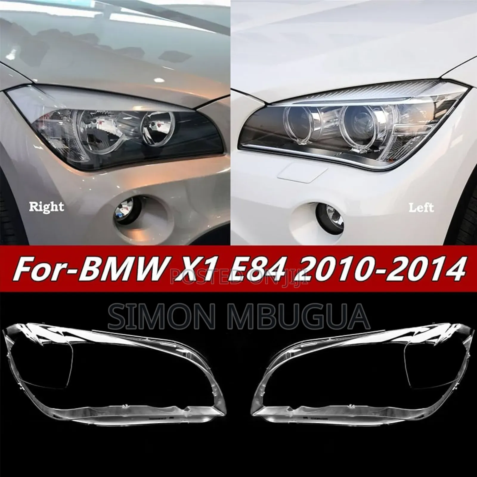 BMW X1 E84 2010-2014 Headlight Lens