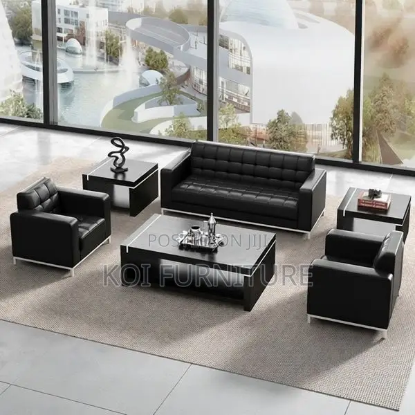 Office Sofa; Five Seater Executive Meeting Office Sofa Set