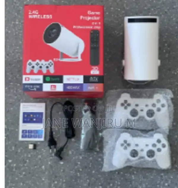 New Hy300 Smart Home Theater Projector Android 12 Hy300 Mini