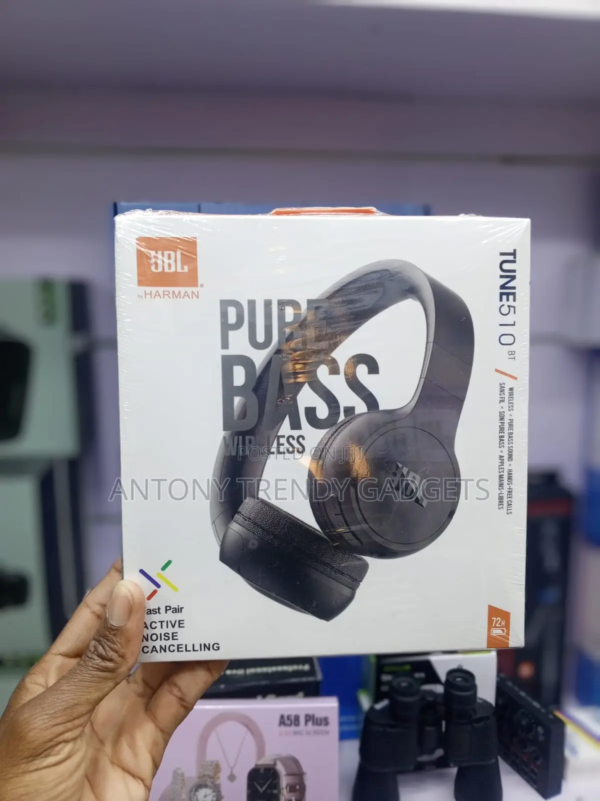 JBL 510 Over-Ear Headset Clear Bass Comfortable Fit
