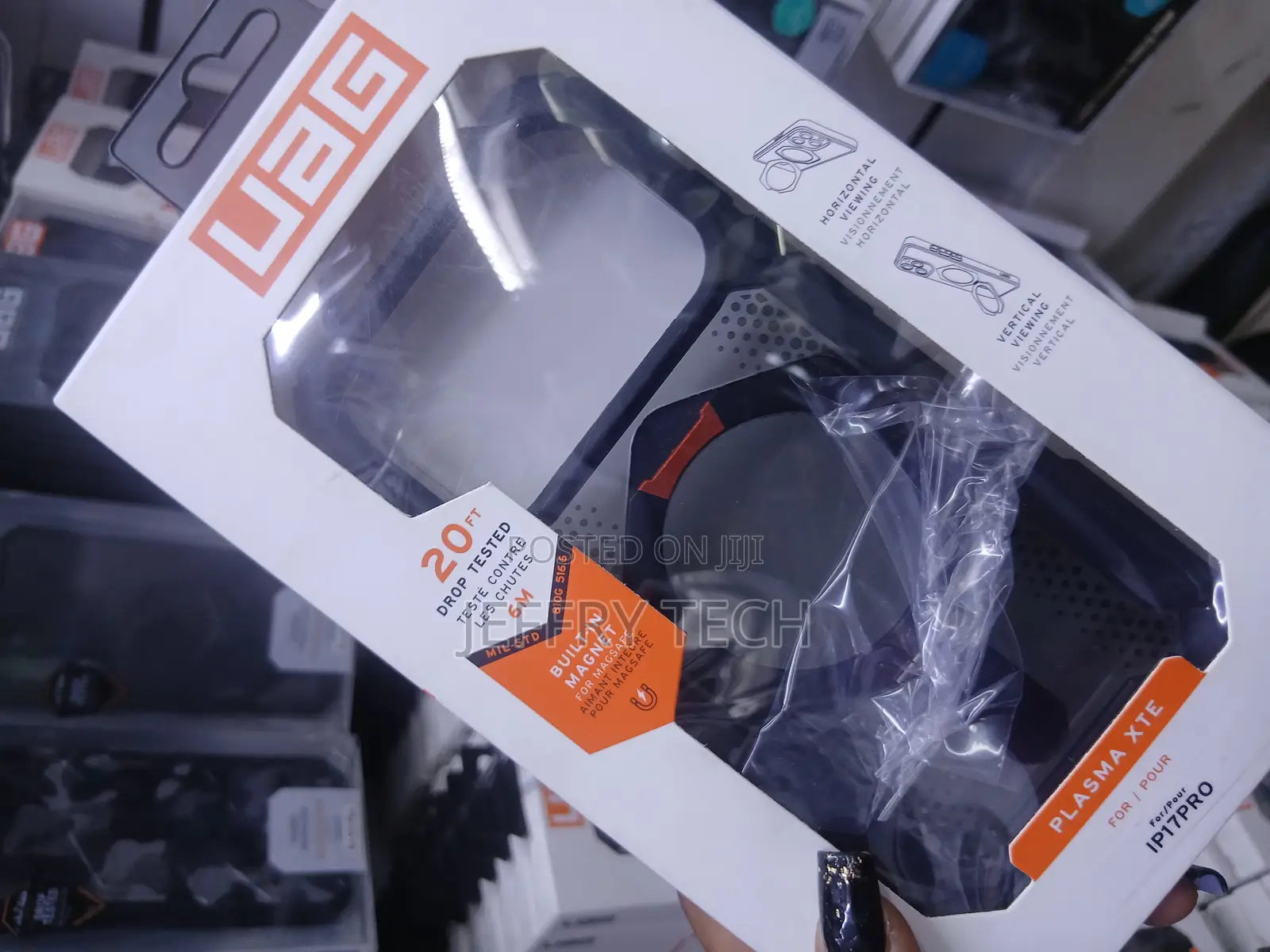 Uag (Urban Armor Gear) Plasma Xte Rugged Case for the iPhone 17 Pro.