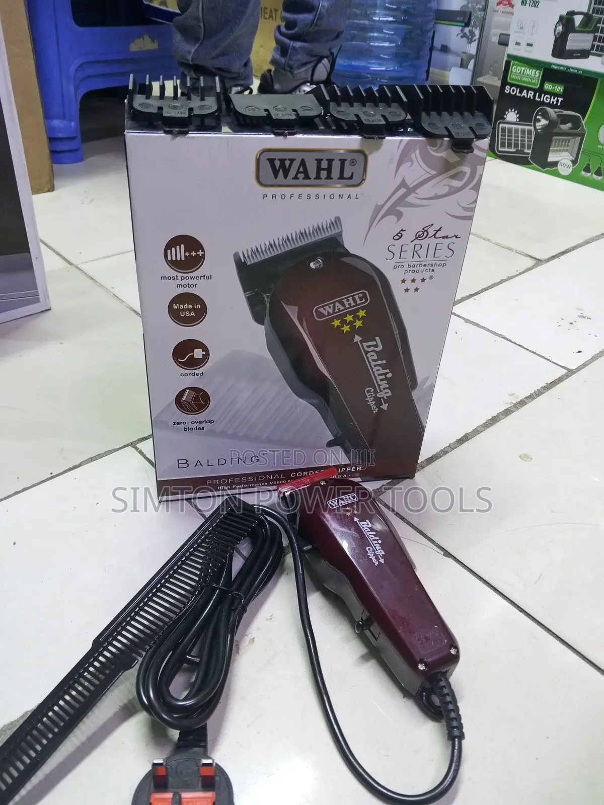 Heavy-Duty Corded Wahl Balding Clipper