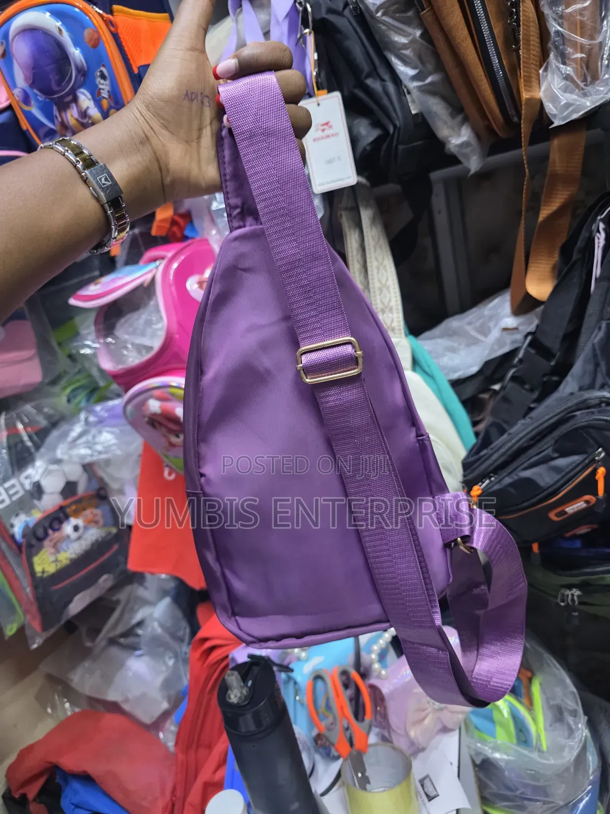 Purple Unisex Chest Crossbody Bags at 600