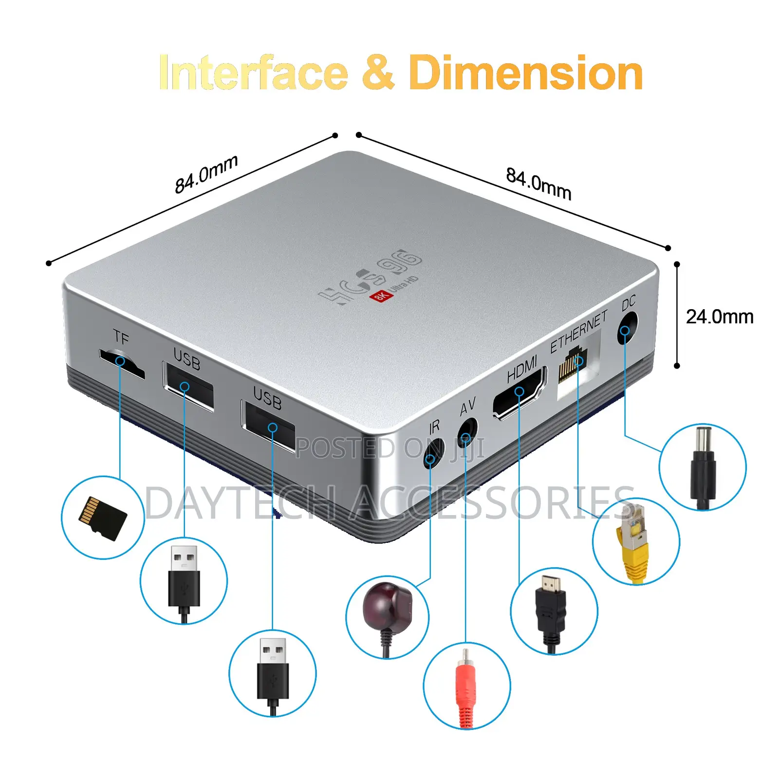 HCS 96 Android Smart Tv Box 4gb/64gb Android 13.0 - Grey