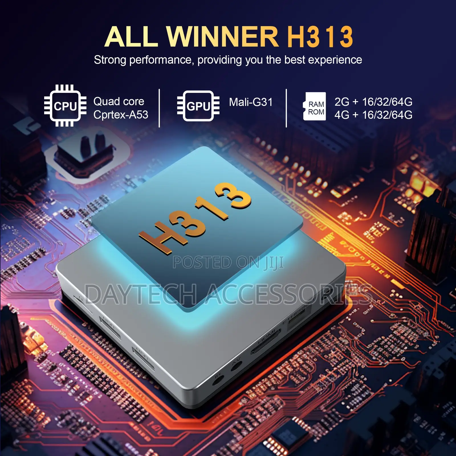 HCS 96 Android Smart Tv Box 4gb/64gb Android 13.0 - Grey