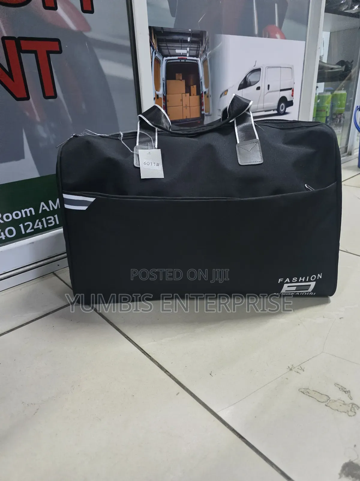 Black Fashion Duffle Travel Bags at 1400