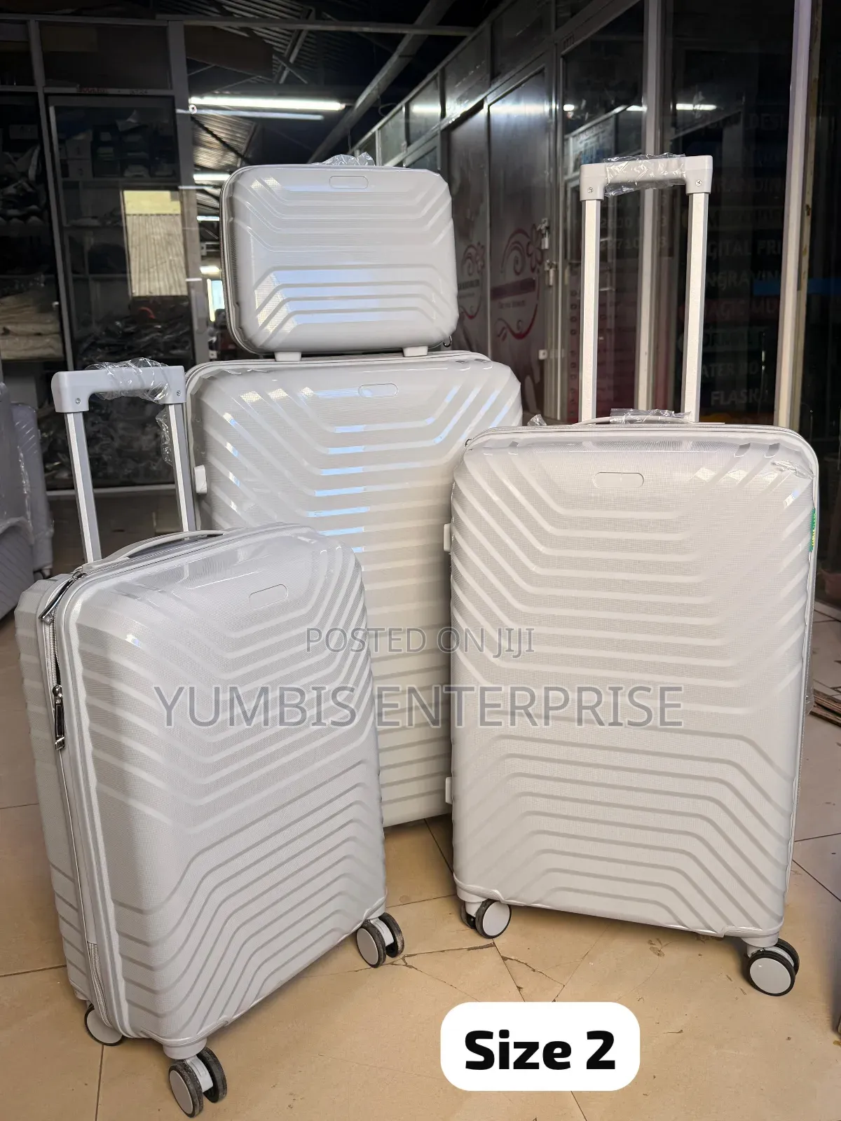 4 in 1 Luxurious Rubber Suitcases in Size 29"-9000 for Full Set