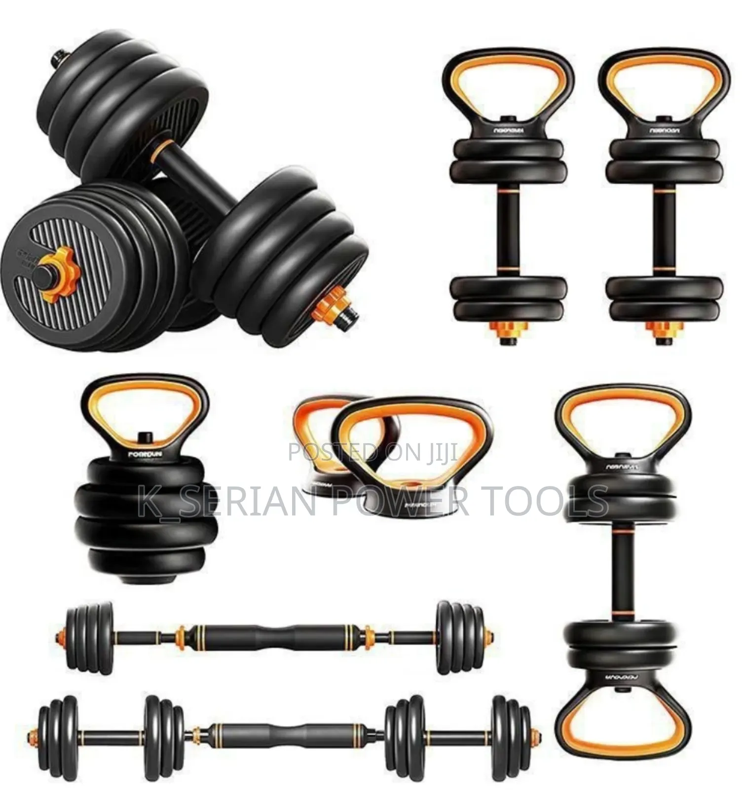 30kg 6 in 1 Dumbell Set/6 Piece Dumbell Set