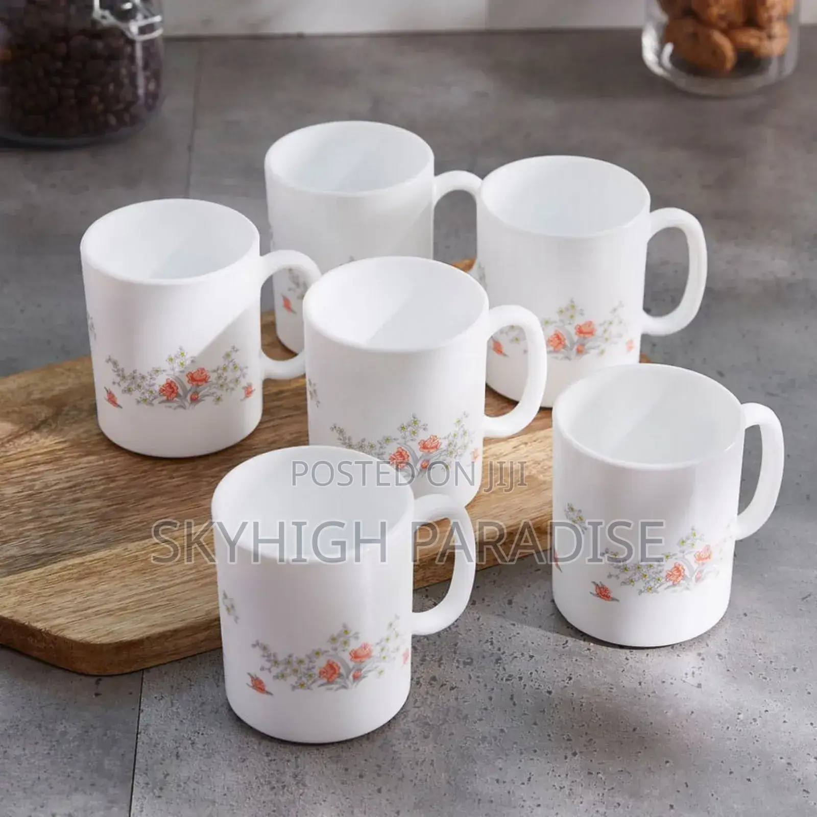 *Set of 6 Luminarc 25cl Cups