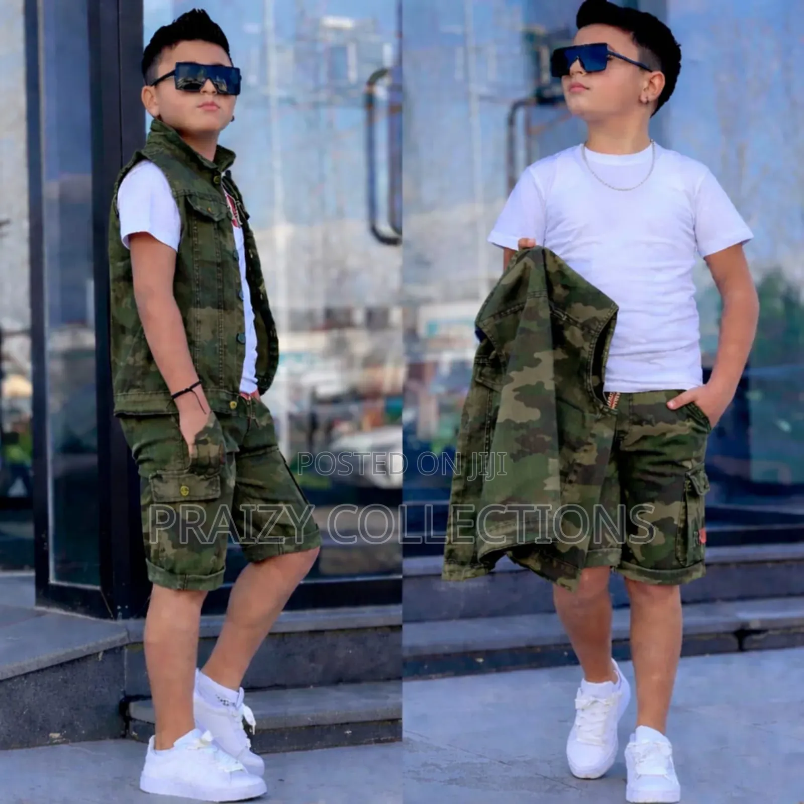 3 Piece Combat Short Kids Set