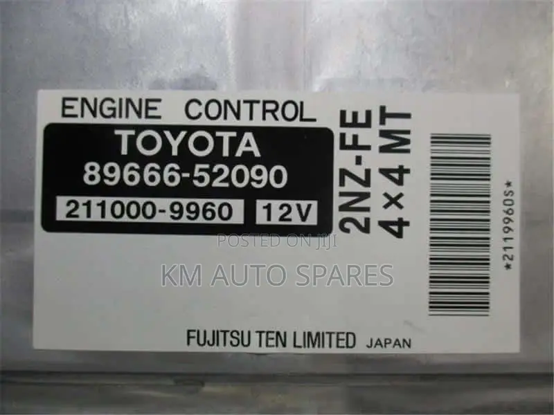 Toyota 2nz Ecu for Vitz, Belta, Platz, Porte, Allex, Runx, Nze, Bb.