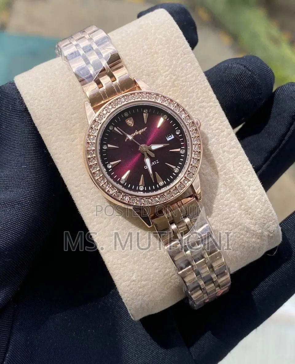 Ladies Rose Gold Wrist Watch