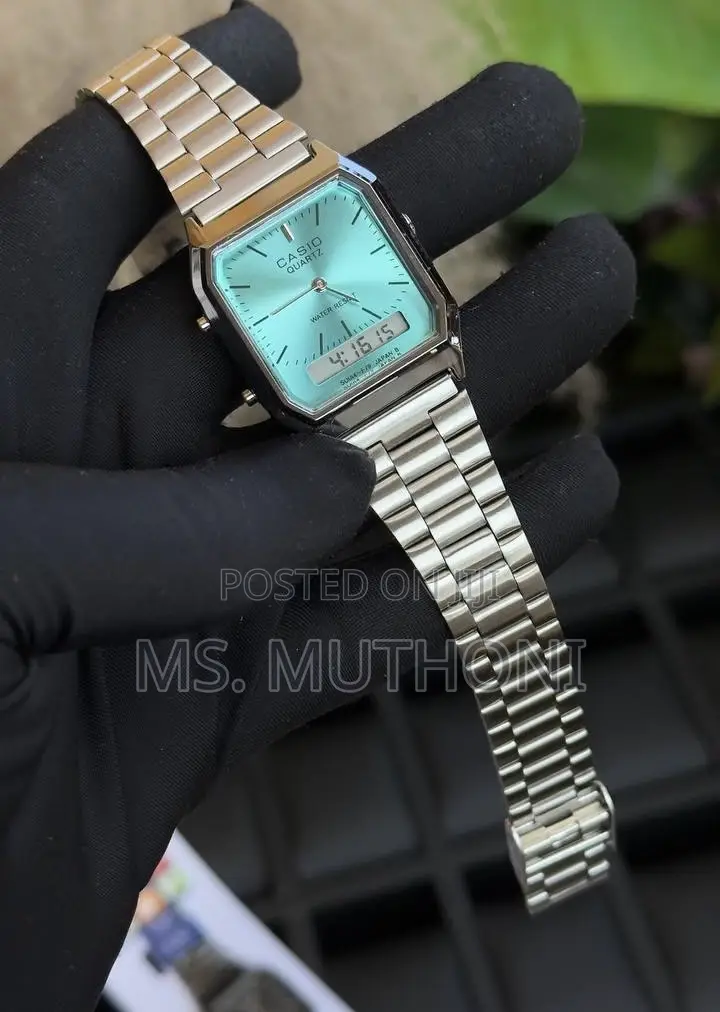 Stainless Steel Casio Vintage Aq-230a-2a2mqy Watch