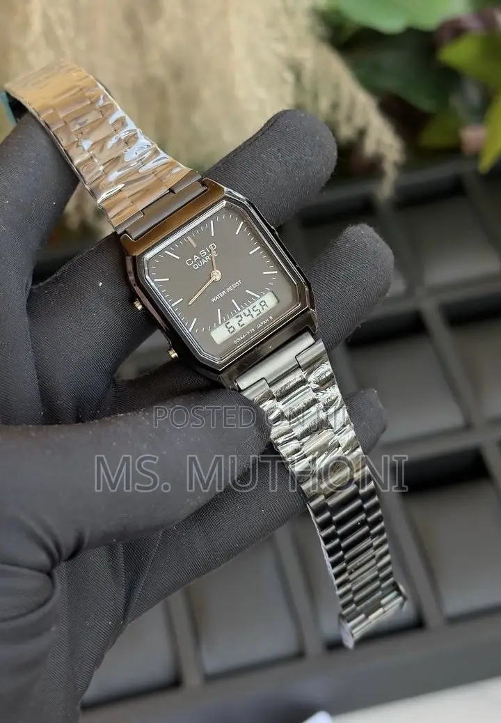 Stainless Steel Casio Vintage Aq-230a-2a2mqy Watch