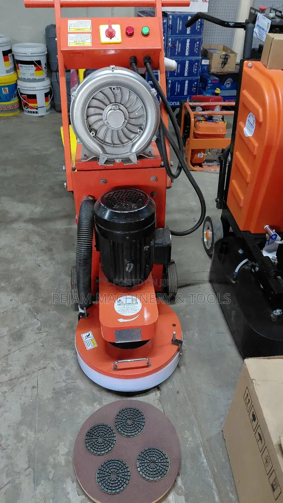 Industrial Concrete Floor Grinder and Polishing Machine With 5.5hp