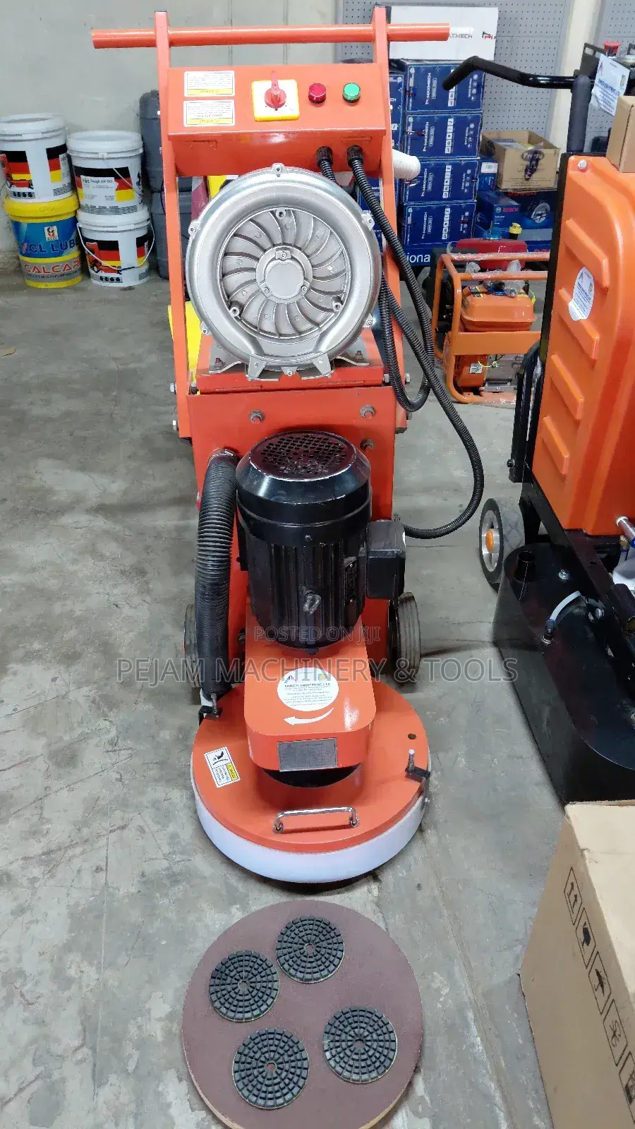 Industrial Concrete Floor Grinder and Polishing Machine With 5.5hp