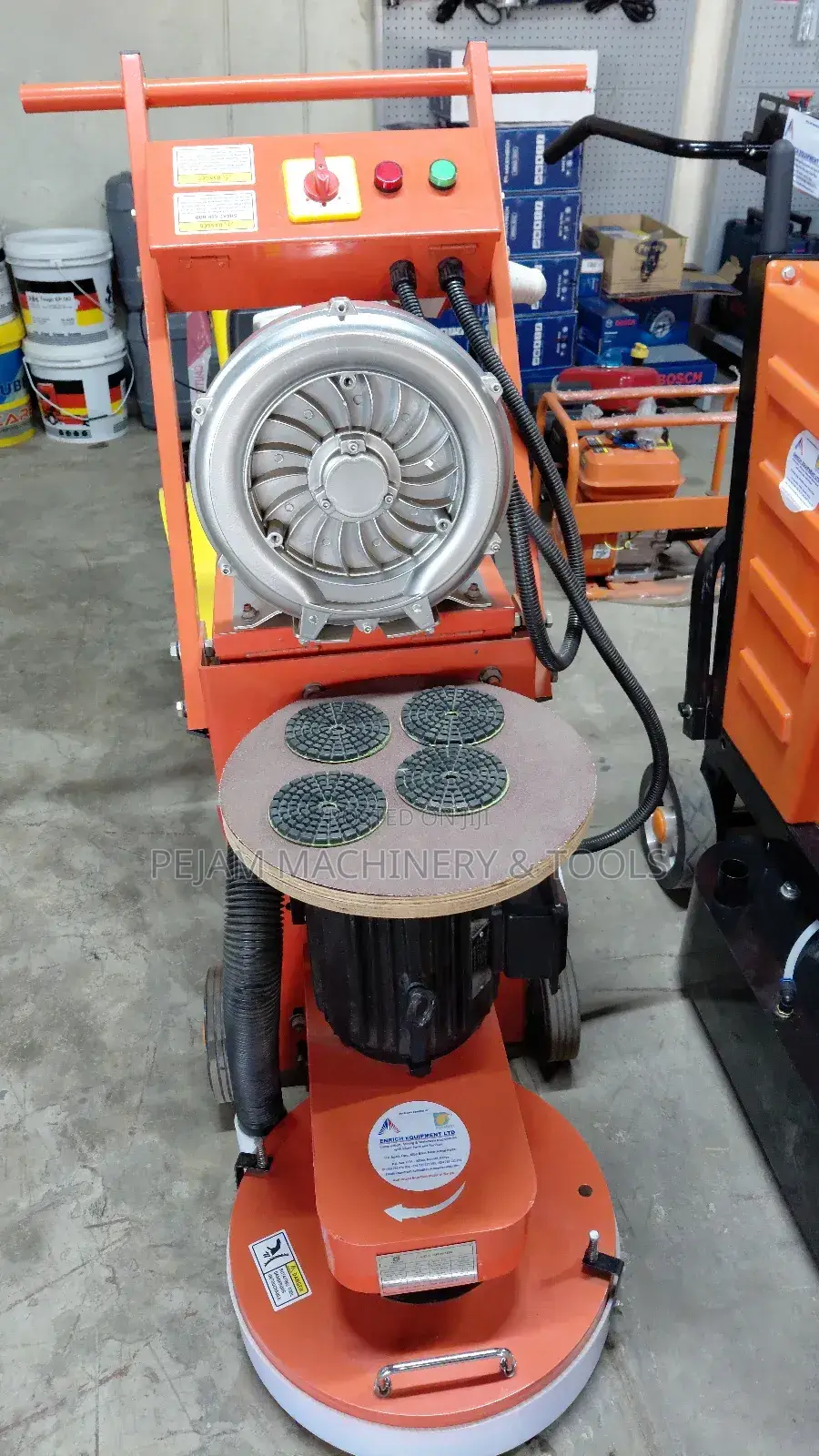 Industrial Concrete Floor Grinder and Polishing Machine With 5.5hp